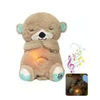 Peluche Nutria que Respira con Luces y Movimiento con Control Miel