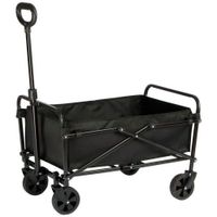 Carrito de Playa VIVA HOME Plegable Negro