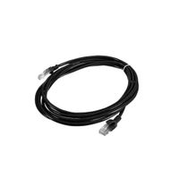 Cable Patch Cord Dixon 3Metros UTP Cat5e 24 AWG COBRE LSZH RoHS Negro
