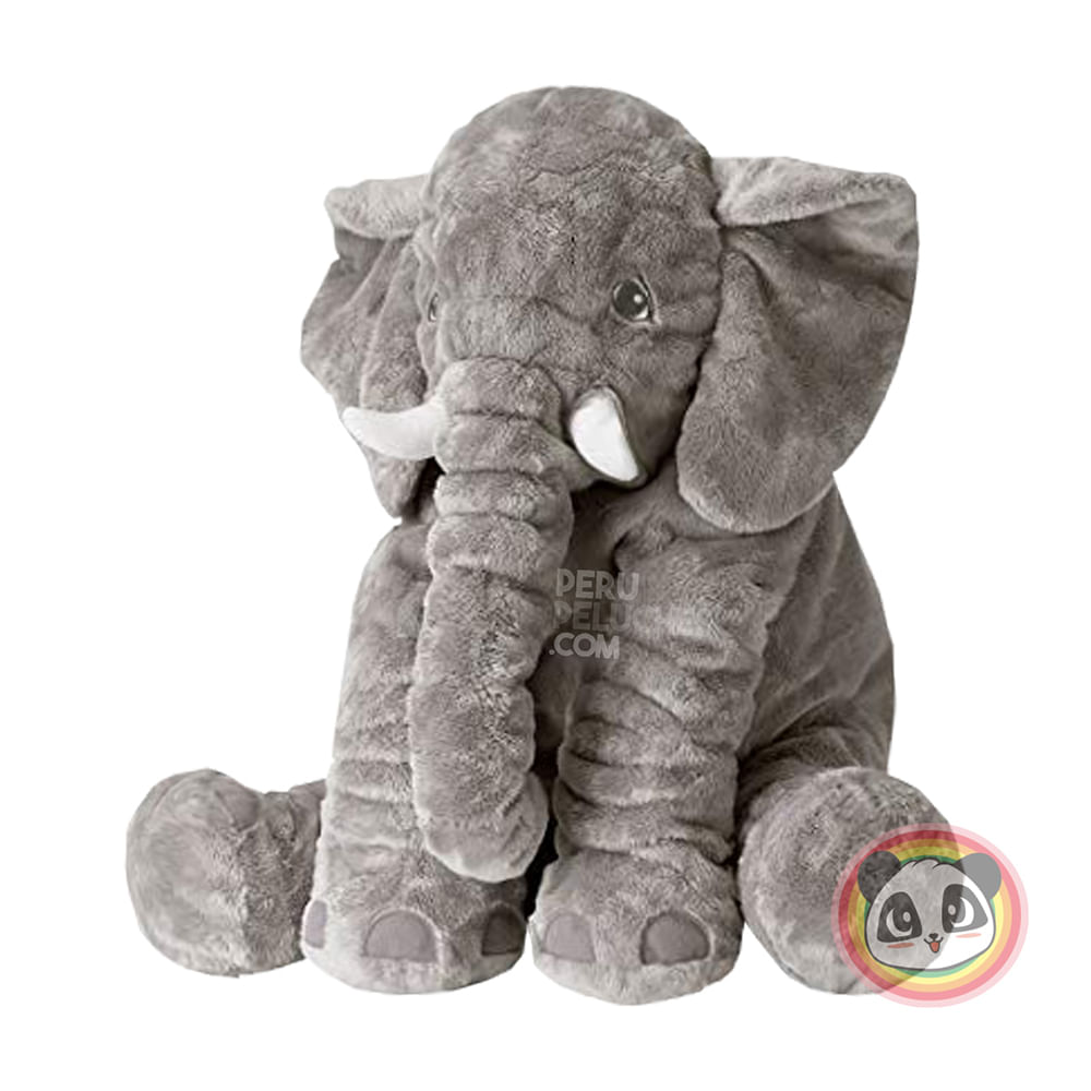 Peluche Elefante Gris Grande PeruPeluches plazaVea Supermercado