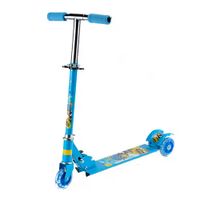 Scooter para Niños Azul con Luces 3 Llantas metal