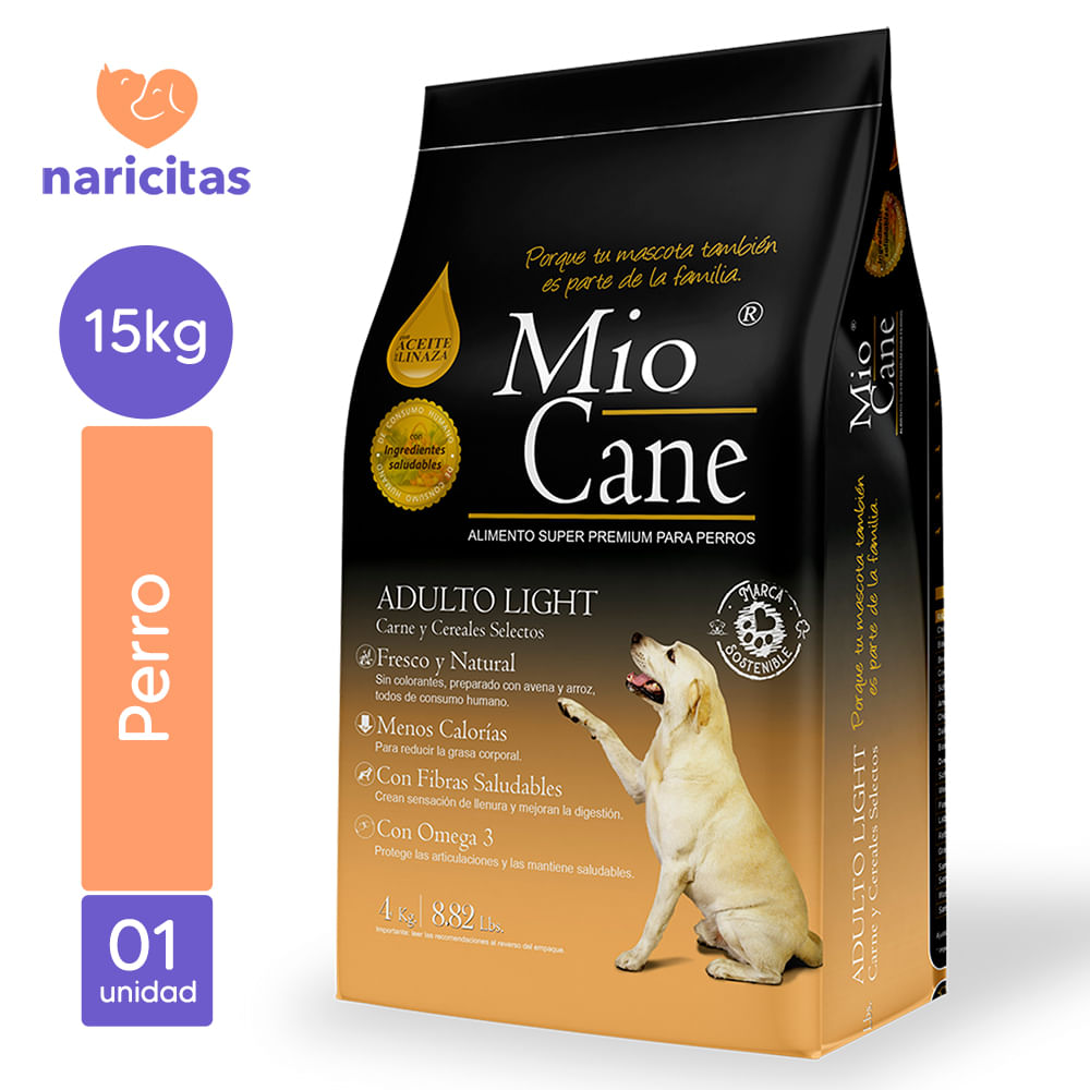 Alimento para Perros Mio Cane Super Premium Adulto Light 15kg