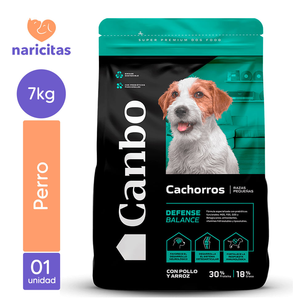 Alimento Para Perros Canbo Balance Cachorro Razas Pequeñas De Pollo 7kg