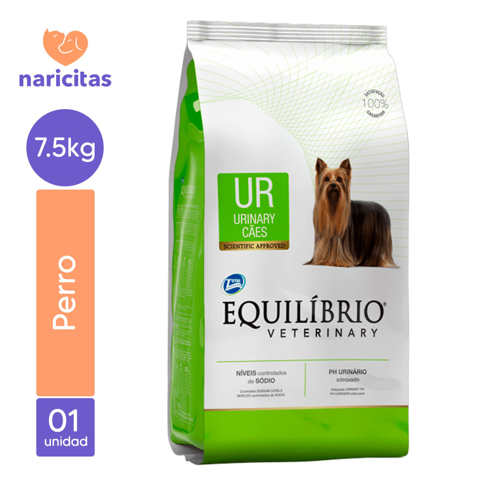 Alimento para Perros Equilibrio Veterinary Adulto Problemas Urinarios 7.5Kg