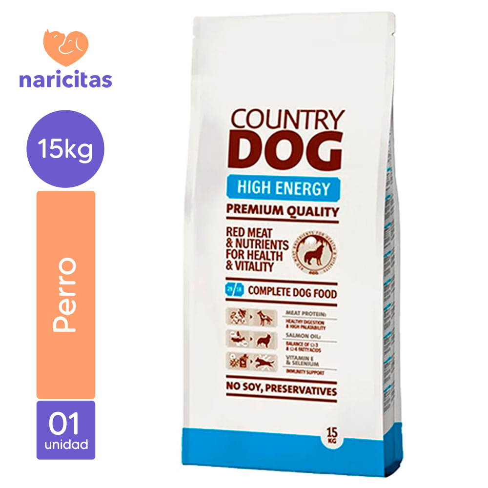 Alimento Country Dog Premium Adulto  High Energy 15kg