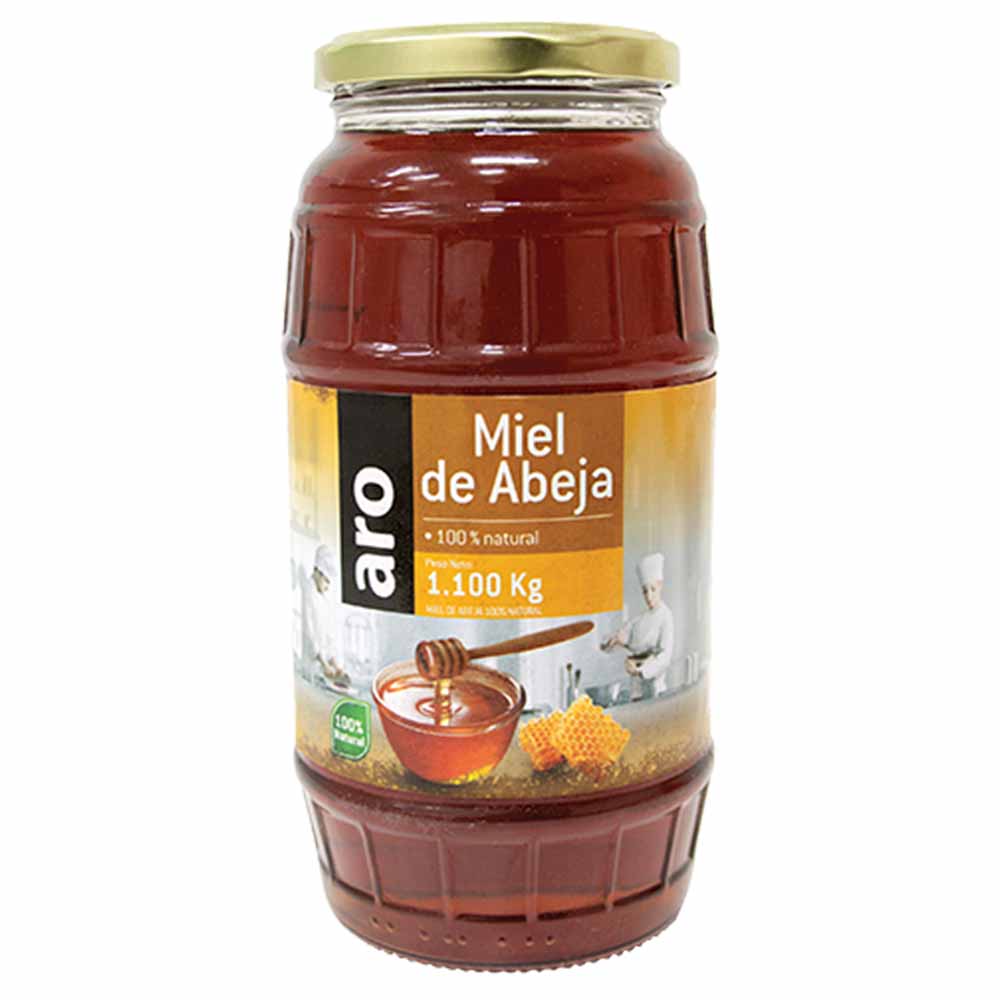 Miel de Abeja Natural ARO Frasco 1.1Kg