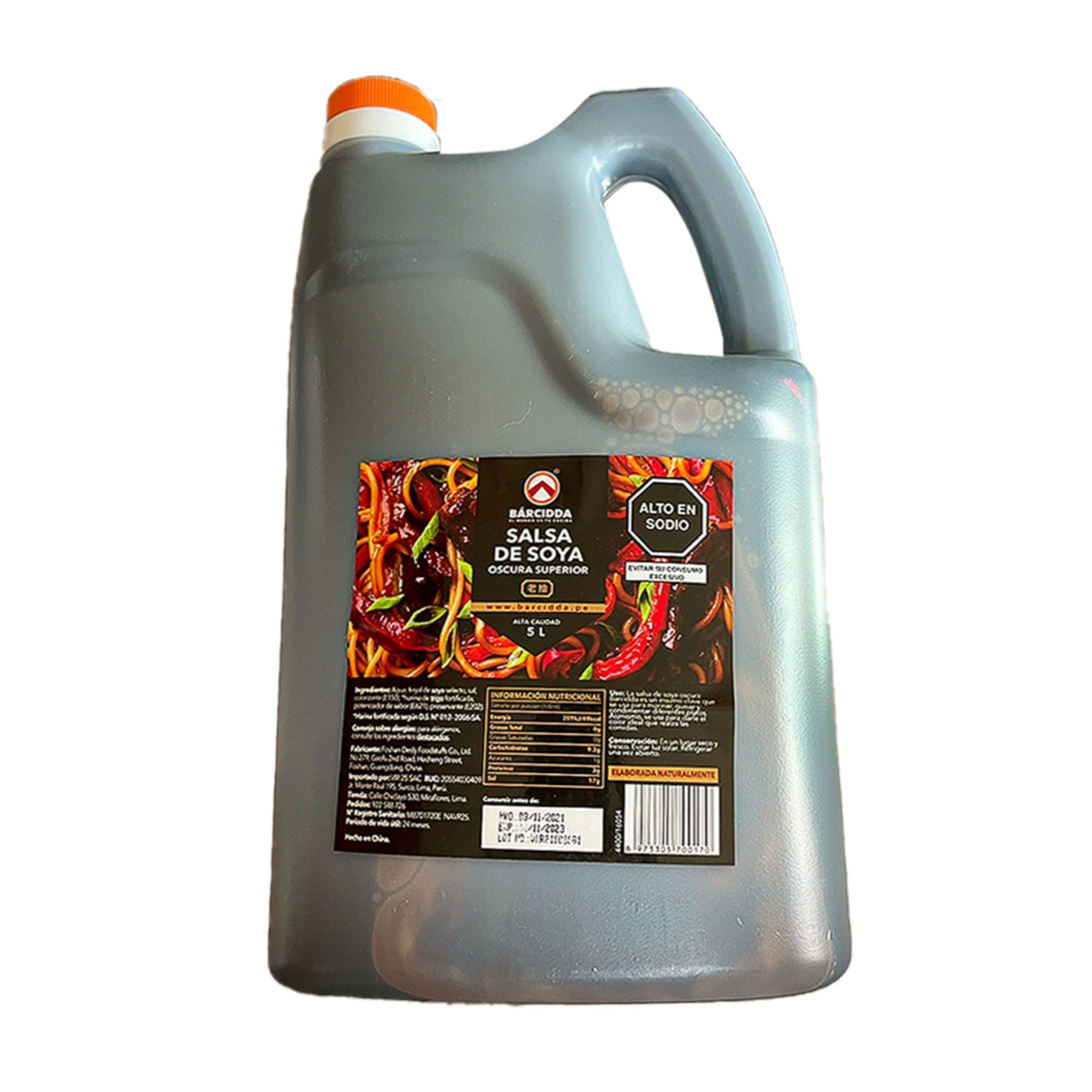 Salsa de Soya Oscura BARCIDDA Galonera 5L