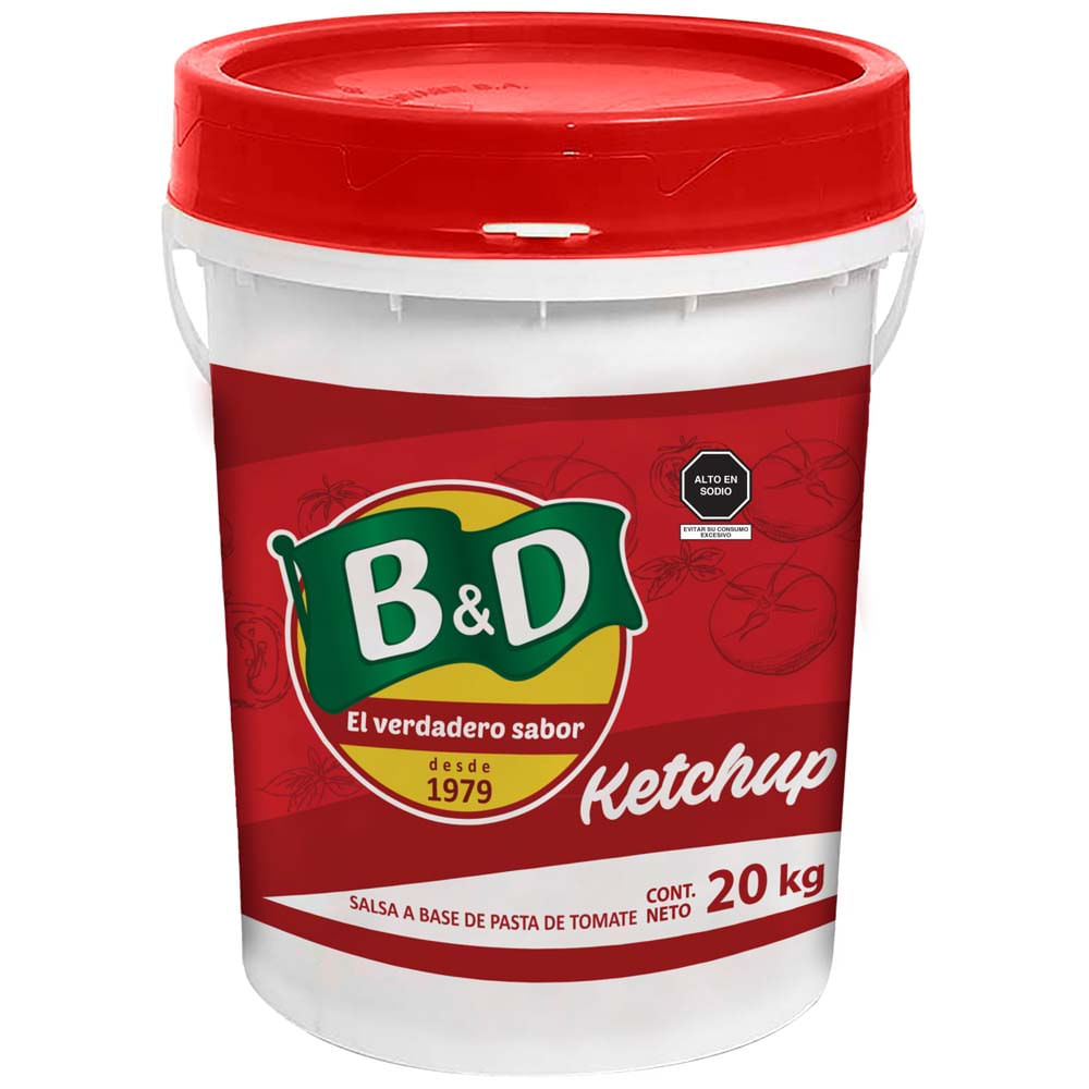 Ketchup B&D Balde 20Kg