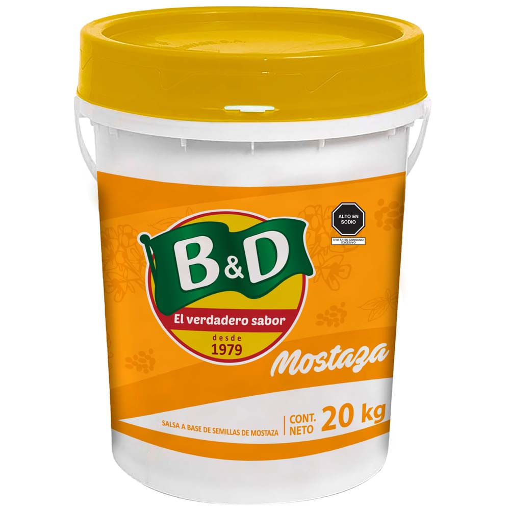 Mostaza B&D Balde 20Kg