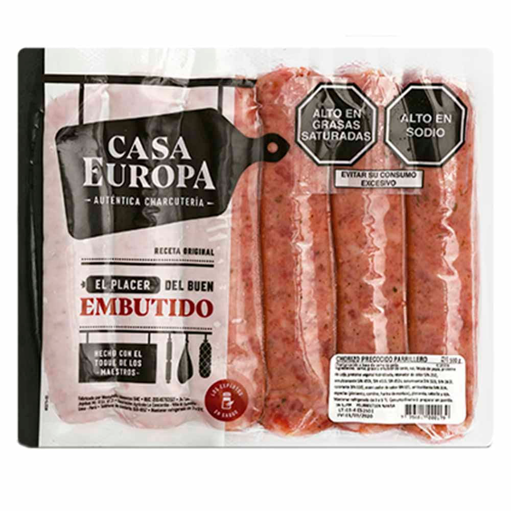 Chorizo Precocido Casa Europa X Kg