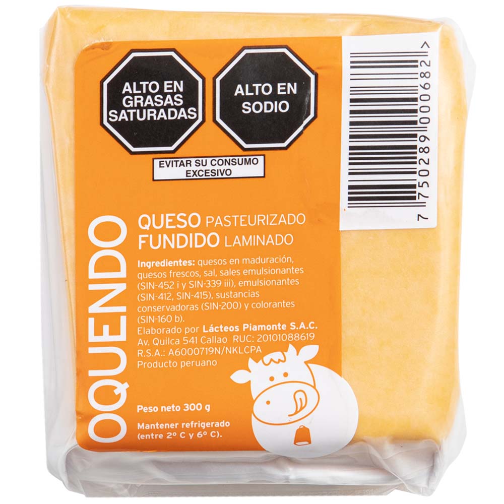 Queso Fundido en Tajadas OQUENDO x 300g