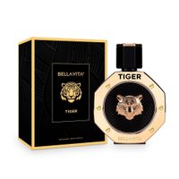 Perfume TIGER hombre de BellaVita con ámbar OUD y lavanda fragancias duraderas