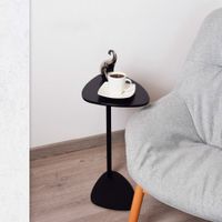 Mesa Auxiliar De Centro Austria Color Negro Ofideas