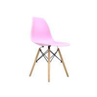 Silla De Comedor Diseño Eames Rosado Ofideas