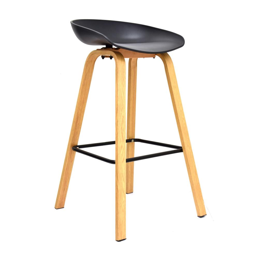 Silla Para Bar Fija Misuri Color Negro Ofideas