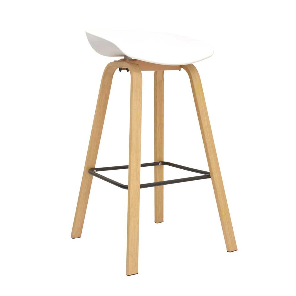 Silla Para Bar Fija Misuri Color Blanco Ofideas