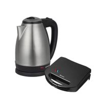 Combo hervidor 1.8l ke1801+Sandwich maker 2 panes negro imaco ist101n