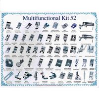 Kit de Prensatelas 52 Pcs para Brother Singer Janome