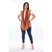 Chaleco Capa Textura Suave para Mujer