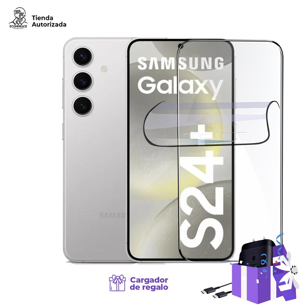 Samsung Galaxy S24 Plus 5G 12Gb Ram 256Gb Rom Grey con Cargador 25w y Mica Hidrogel