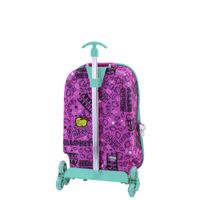 Set Maleta Full 3D EVA Triple Rueda Scool Ranger - HELLO KITTY