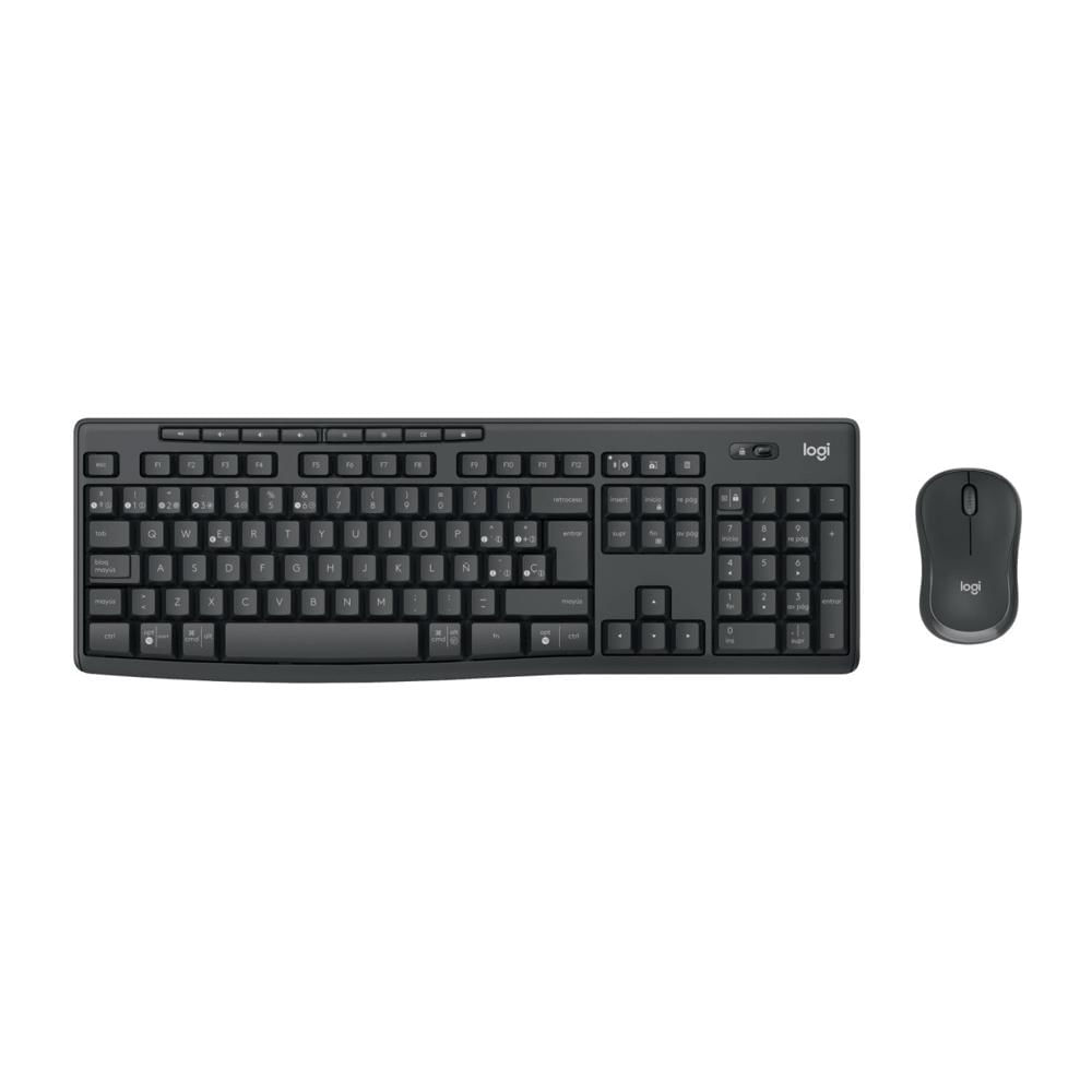 Kit Teclado Y Mouse Logitech Mk370 Inalámbrico Bluetooth Esp Negro