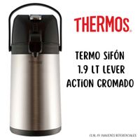 Termo Thermos 1.9 Lt Lever Action- CROMADO