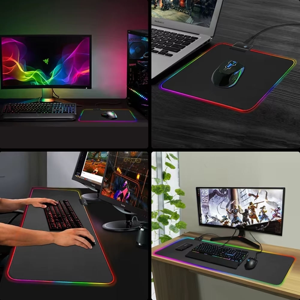 Mousepad con Iluminación RGB Personalizada
