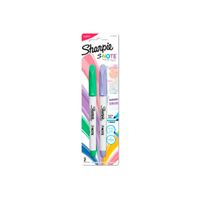 Resaltador Sharpie Note Blister X2 Pastel Verde/Morado