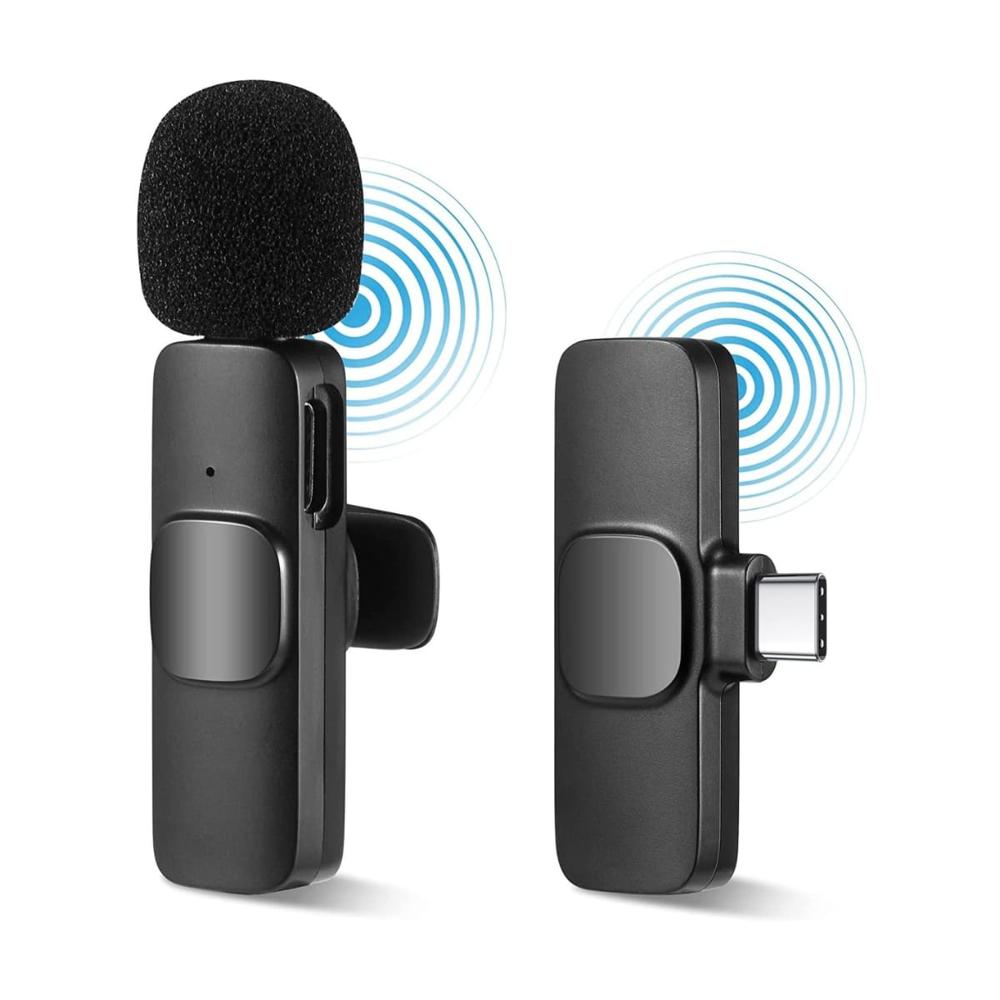 Micrófono Inalámbrico Lavalier K8 Solapero Entrada Tipo C