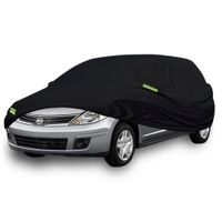 Cobertor Protector Exclusivo para NISSAN TIIDA HATCHBACK NEGRO-Protección Superior para Todo Clima