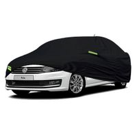 Cobertor Protector Exclusivo para VOLKSWAGEN POLO SEDAN NEGRO-Protección Superior para Clima Extremo