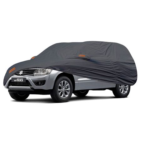 Cobertor Protector Exclusivo para SUZUKI GRAND VITARA 4 PUERTAS GRIS-Protección contra Clima Extremo