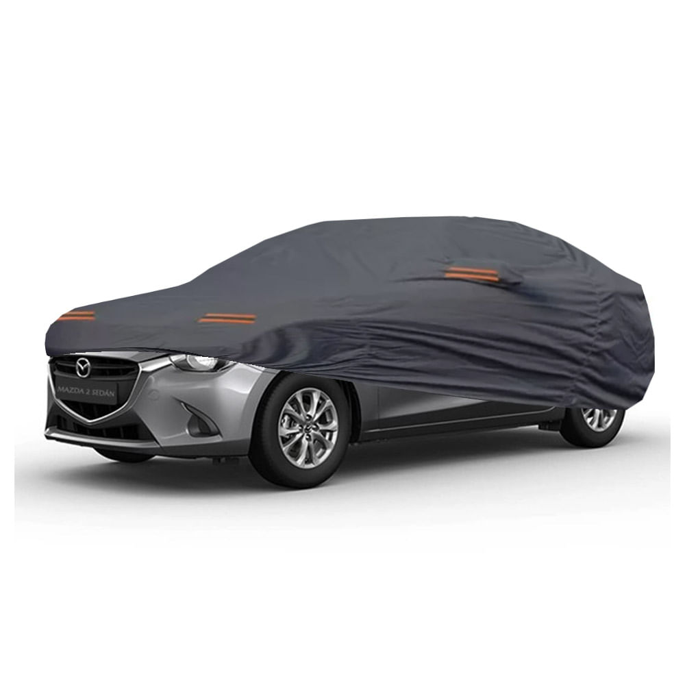 Cobertor Protector Exclusivo para MAZDA 2 SEDAN GRIS - Protección Superior contra Clima Extremo