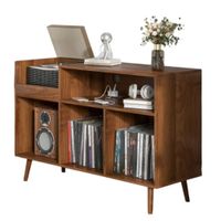 Mueble Estante Tocadisco Clovis Caramelo Muebles Bonno