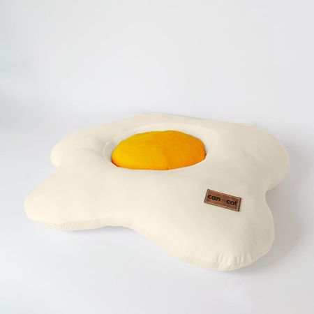 Cama Eggy Talla S Crema y Naranja