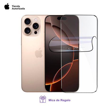 Apple Iphone 16 Pro 128Gb Esim Desert Titanium con Mica Hidrogel