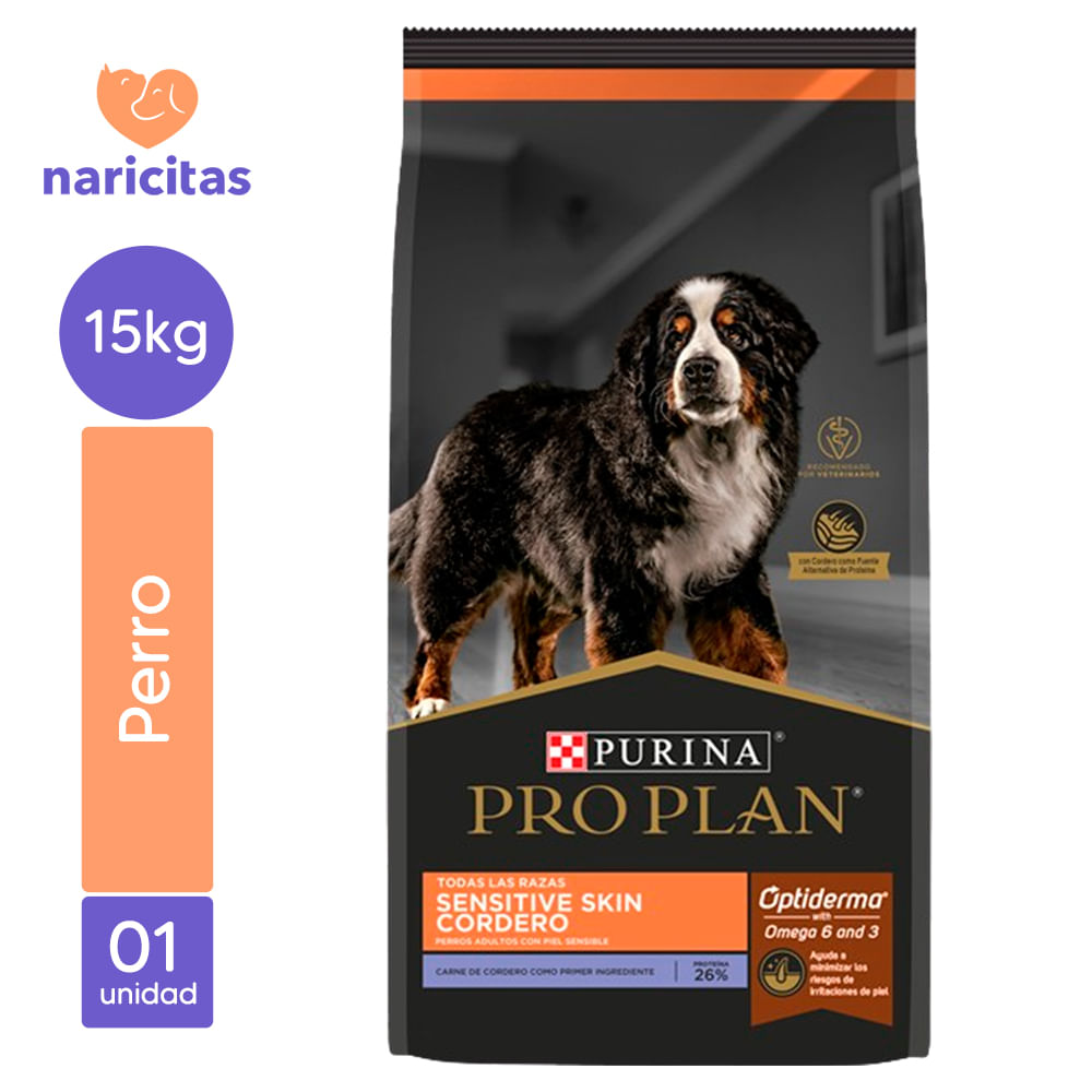 Alimento Para Perros Pro Plan Adulto Cordero y Arroz De 15.9 Kg