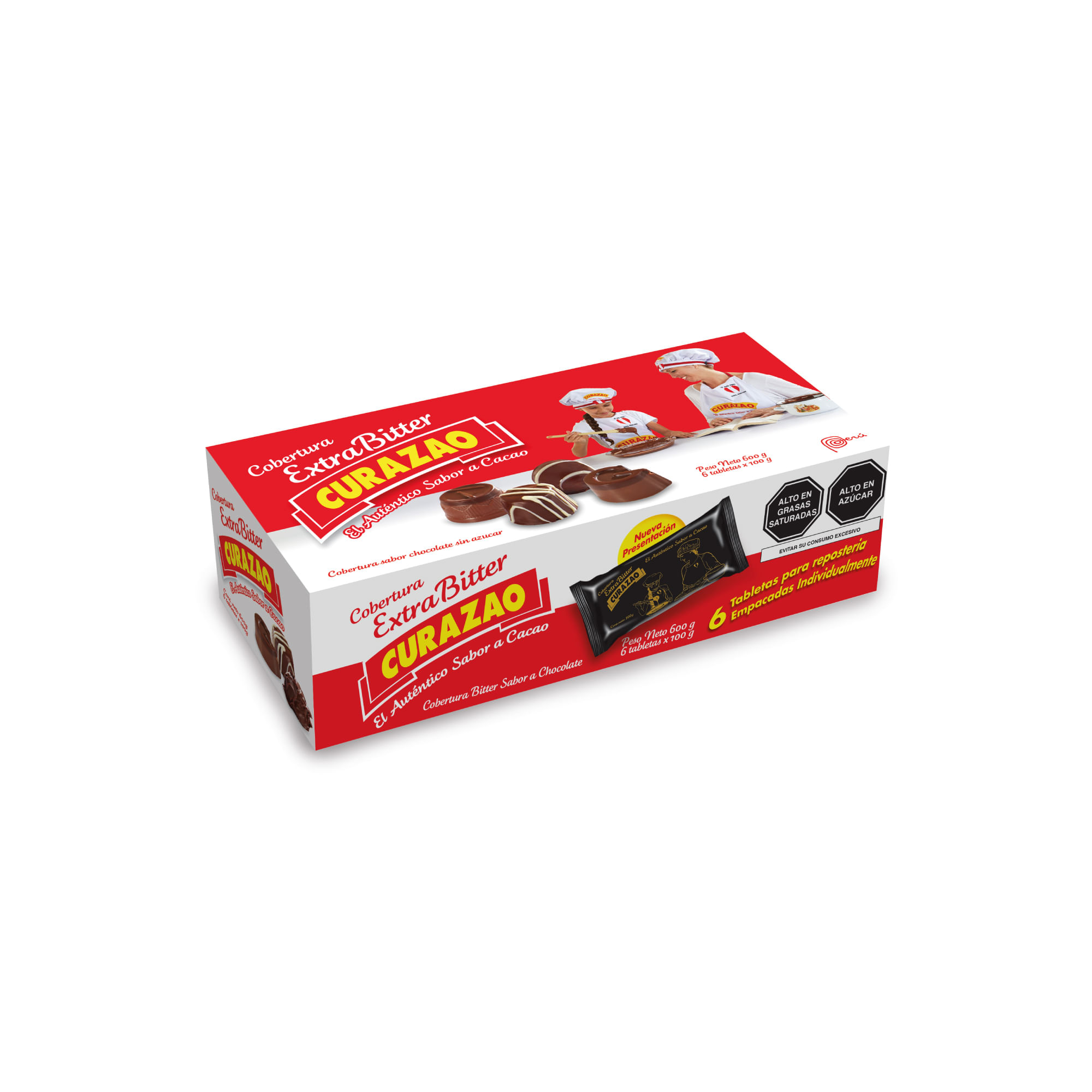 Cobertura Extra Bitter CURAZAO 100g Paquete 6un