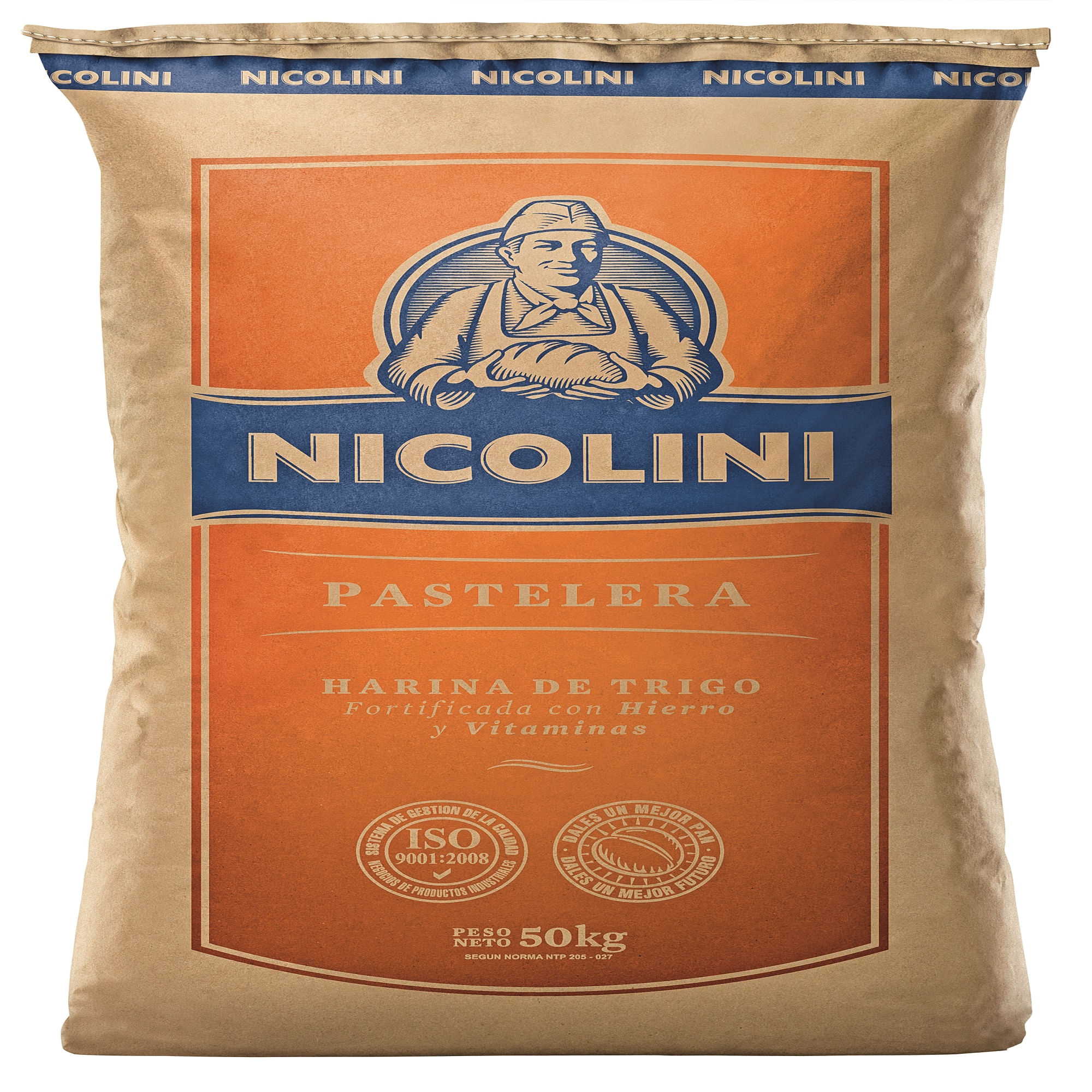 Harina Pastelera NICOLINI Saco 50Kg