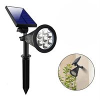 Estaca luz solar decorativo para césped, jardín, parques o exteriores del hogar