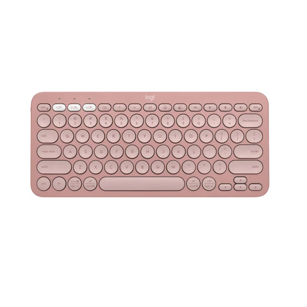 Teclado Logitech Pebble Keys 2 K380S Bluetooth Rose