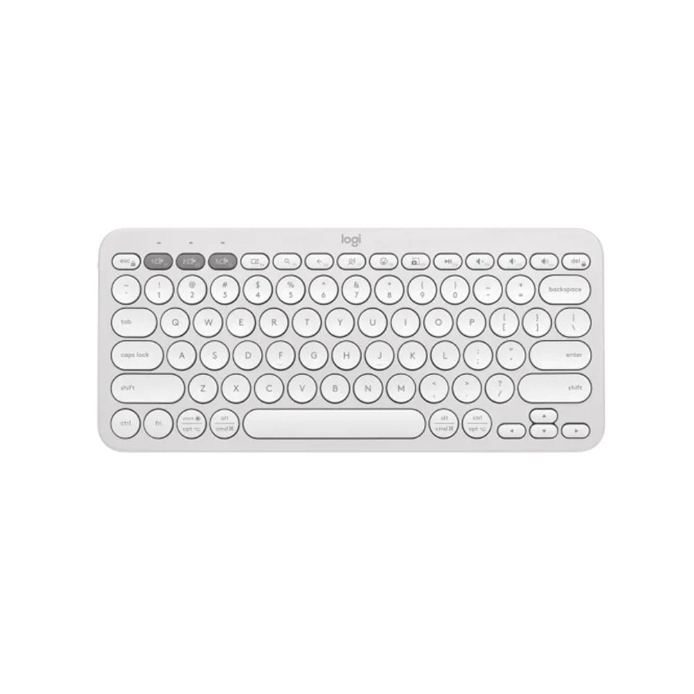 Teclado Logitech Pebble Keys 2 K380S Bluetooth White