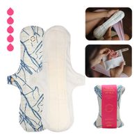 Toalla Higiénica de Tela Bamboo Balance Extra Larga Crema