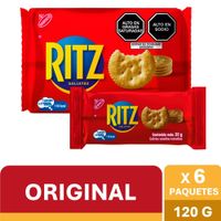 Galletas Saladas RITZ sabor Original Paquete 6un