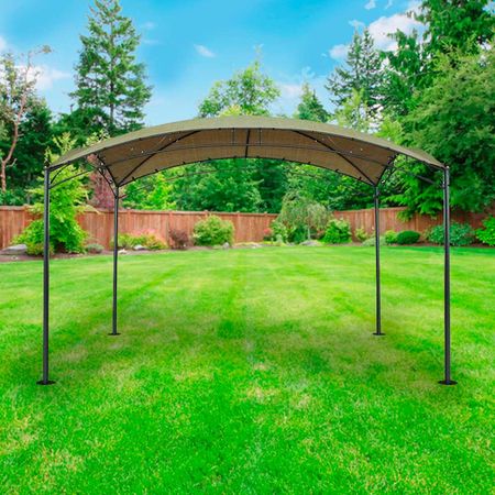 Pérgola Curva 300x400cm Marrón