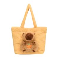 Cartera Modelo Capibara Peluche