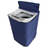 Funda Forro Para Lavadora Tapa Arriba de Lona Gruesa de 10 hasta 15Kg Azul Marino
