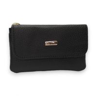 Monedero Mujer de Cuero 1072 Negro Perry Jhan