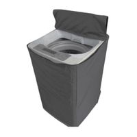 Funda Para Lavadoras Tela Gruesa 22kg Plomo